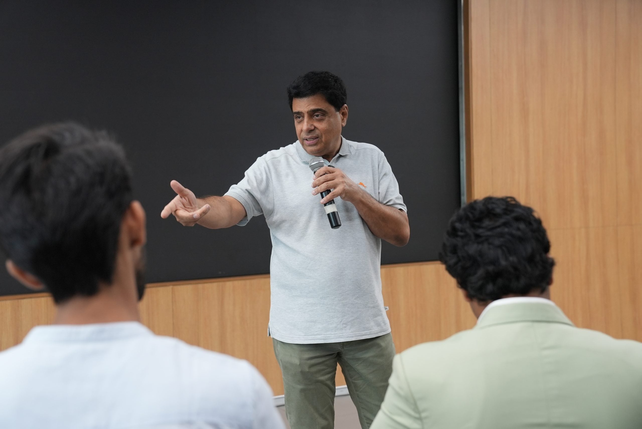 PGP Bharat students during a CXO session with Ronnie Screwvala in Mumbai | Photo by special arrangement