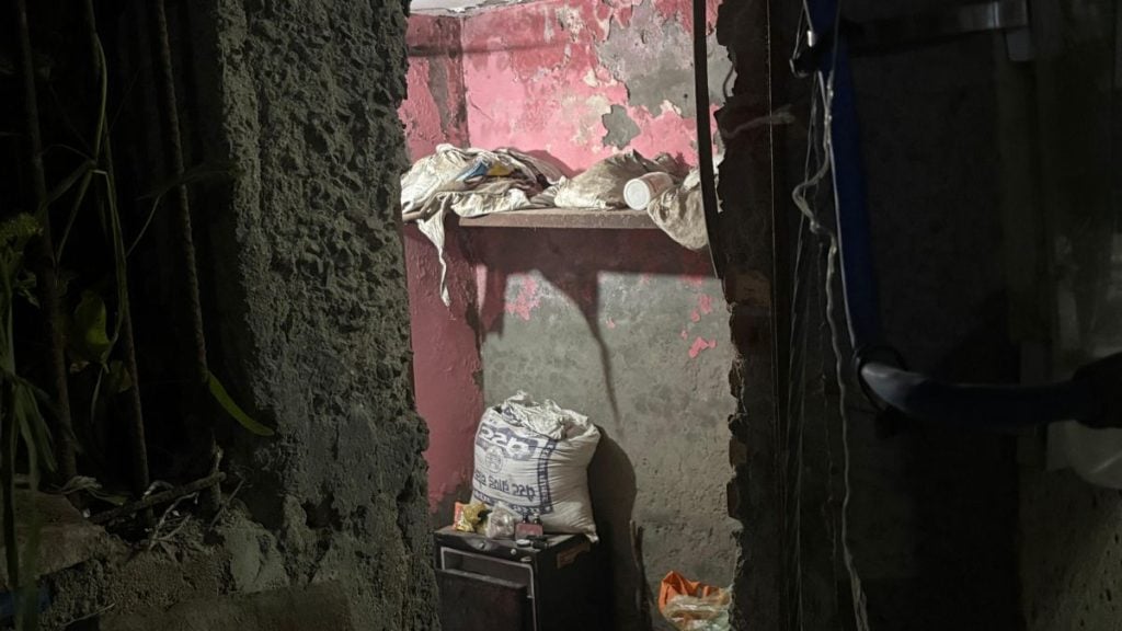The plaster and paint is chipping in Mahendra's one-room house in Swaroop Nagar. Sakshi Mehra | ThePrint