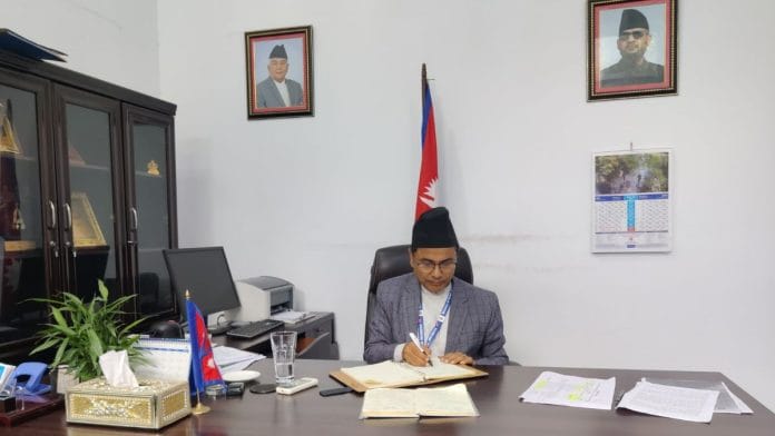 Dharmaraj Upreti, Chief Executive of the National Disaster Risk Reduction and Management Authority of Nepal