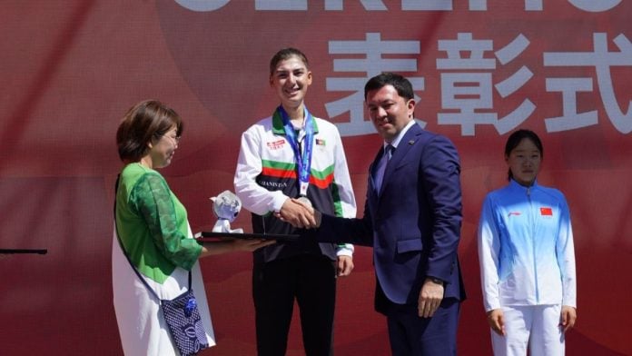 Fariba Hashimi created history by winning Afghanistan’s first-ever Asian Games silver medal in the Women’s Road Race | X/@ACC_cycling