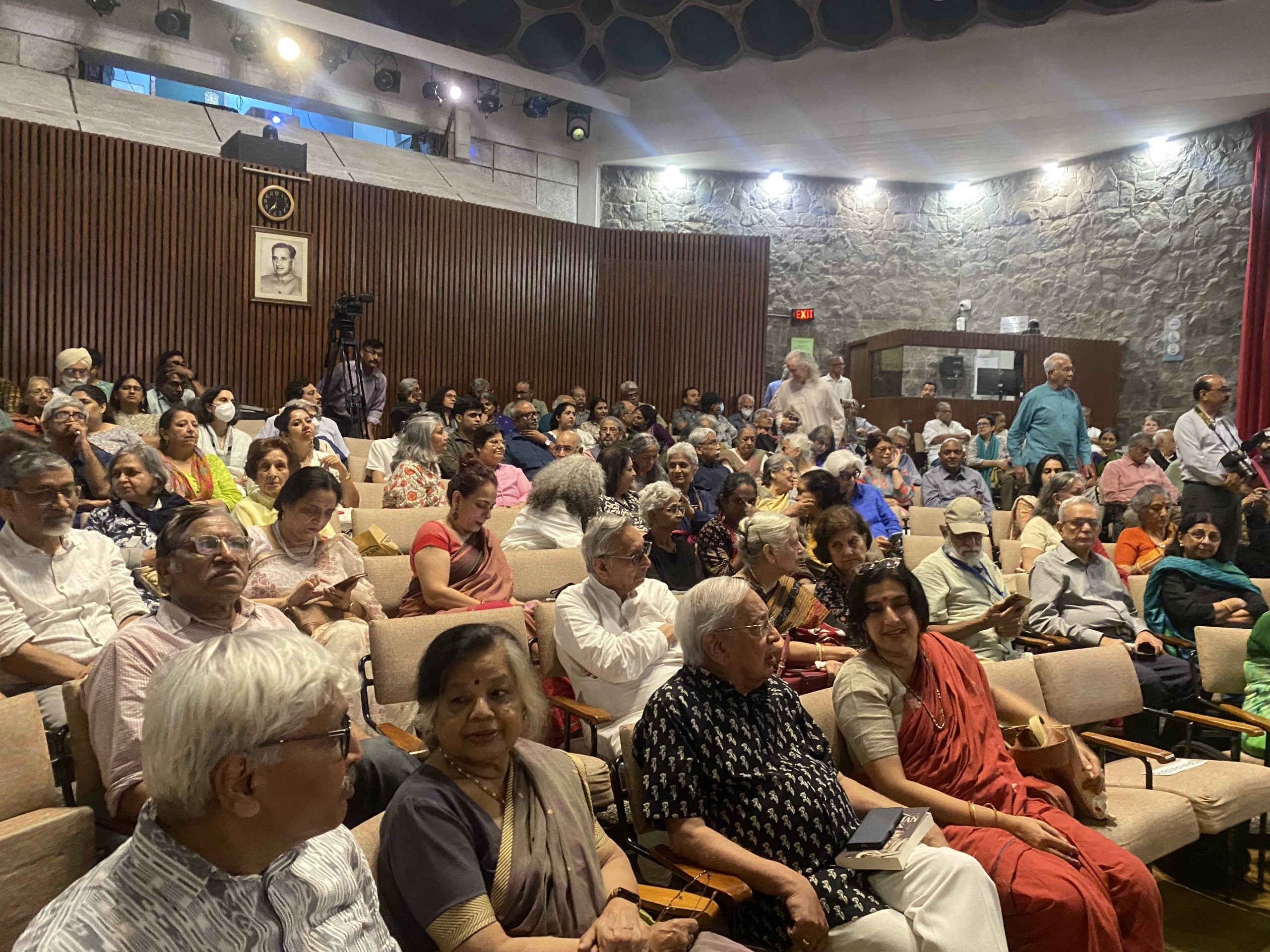 A packed auditorium before the start of the event | Purvi, ThePrint