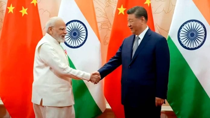 File photo of Prime Minister Narendra Modi with China President Xi Jinping | Photo: PMO via PTI