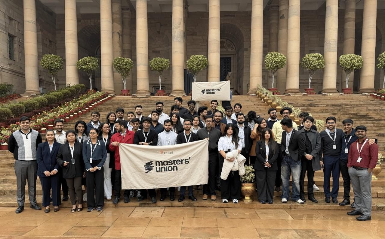 PGP Bharat students during their visit to Parliament | Photo by special arrangement