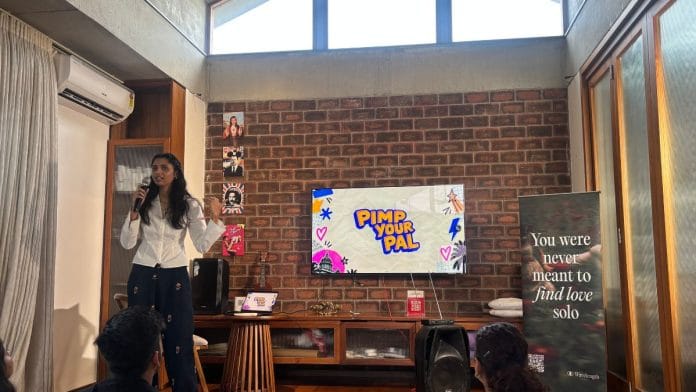 Anshika Vijay pitches her co-host Nikhil Agarwal | Vitasta Kaul, ThePrint