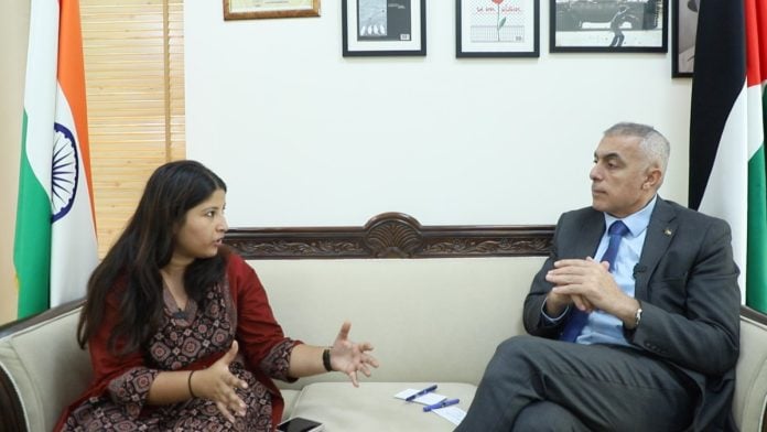 Palestine’s Ambassador to India, Abdullah M. Abu Shawesh, in conversation with ThePrint