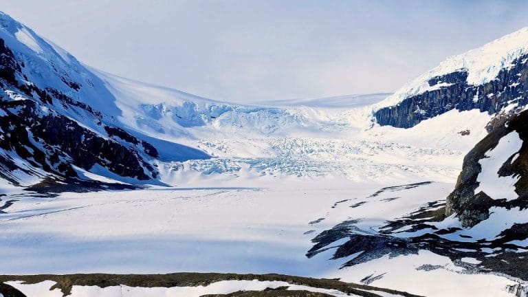 What is cryospheric glue? A mix of ice, soil, sediment that holds mountains together