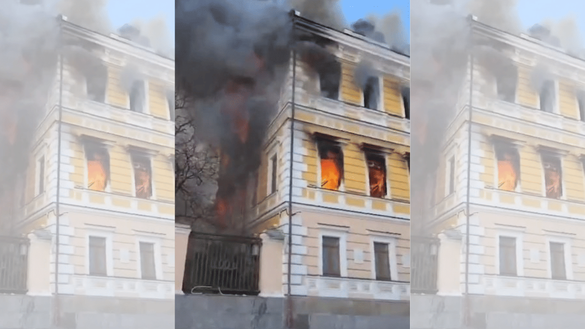 Russian Drone Strikes Ukraine’s National Academy of Sciences