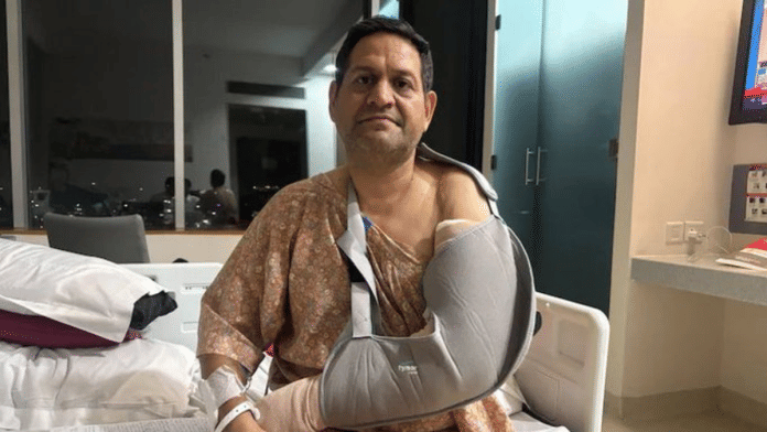 Group Captain Amit Kumar Gupta (retired) received treatment at Medanta Hospital. | X/@TheRajanRao