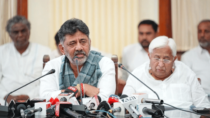 In a Cabinet meeting in Mangaluru on 18 September, CM Shivakumar announced Rs 32,611-crore worth projects. | ANI file photo