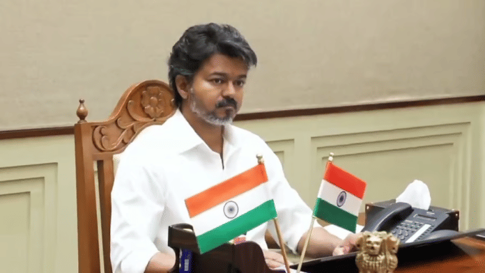 File photo of Tamil Nadu Chief Minister and TVK chief C Joseph Vijay | X/@CMJosephVijayHq