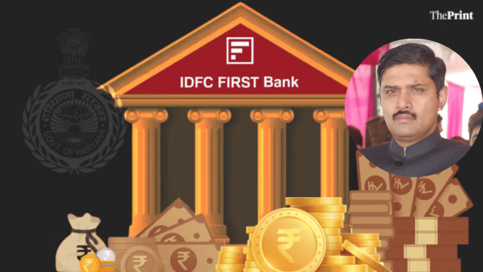 IAS officer Saket Kumar (inset) is alleged to have not reported the fraud, but moved to close the two accounts from where the money had been siphoned off | ThePrint