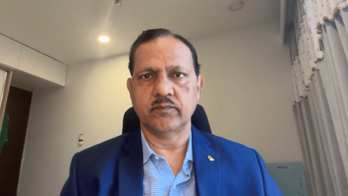 Ashok Chandak, President and CEO of SEMI India and India Electronics and Semiconductor Association, during an interview with ThePrint.