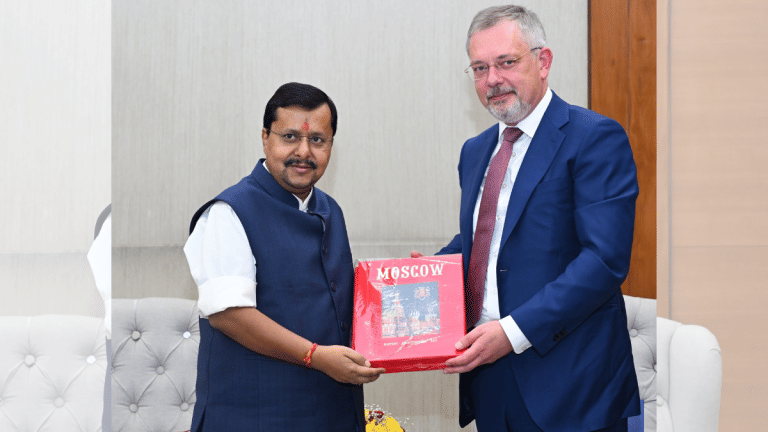 Oppn ridicules BJP as Nitin Nabin welcomes Russian envoy Alipov with Rasputin playing in background