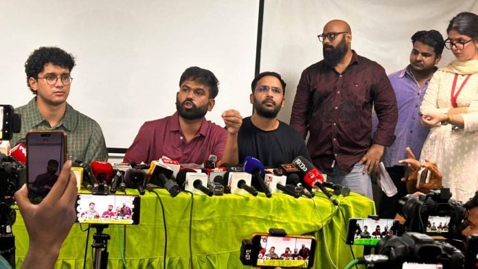 The Cockroach Janta Party has announced three demands following The Indian Express report | Photo: Manisha Mondal | ThePrint