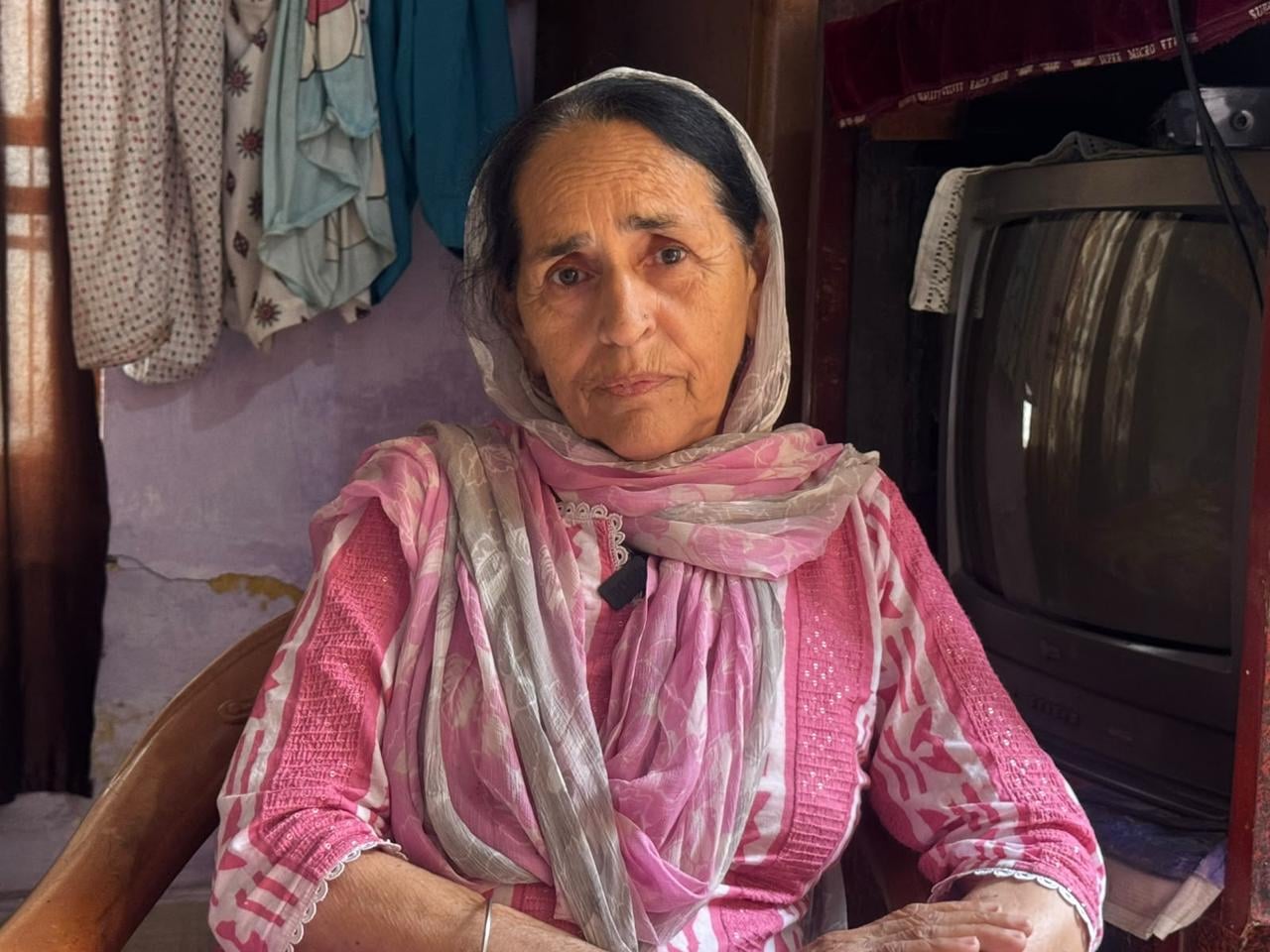 Harwinder Kaur, president of Rajiv Colony in Jammu. | Photo: Sagrika Kissu | ThePrint