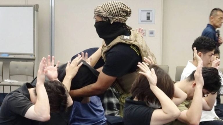 Japan’s anti-terror drill under fire over ‘Arab-Style’ terrorist costume
