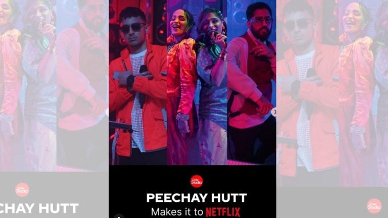 Coke studio Pakistan’s ‘Peechay Hutt’ lands on Netflix Best of The Best. Xulfi celebrates