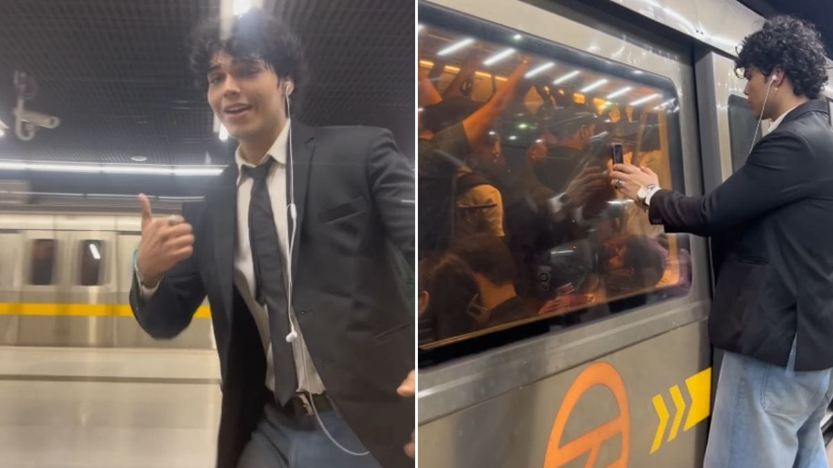 Delhi Metro has a new reel trend. Everyone thinks influencers are losing their phones