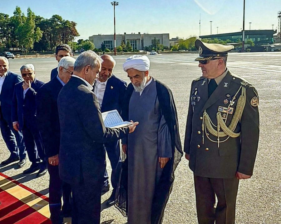 President of Iran, Pezeshkian, departs for India to attend BRICS Summit 2026, on Friday. (Embassy of Iran in India/ANI Photo)