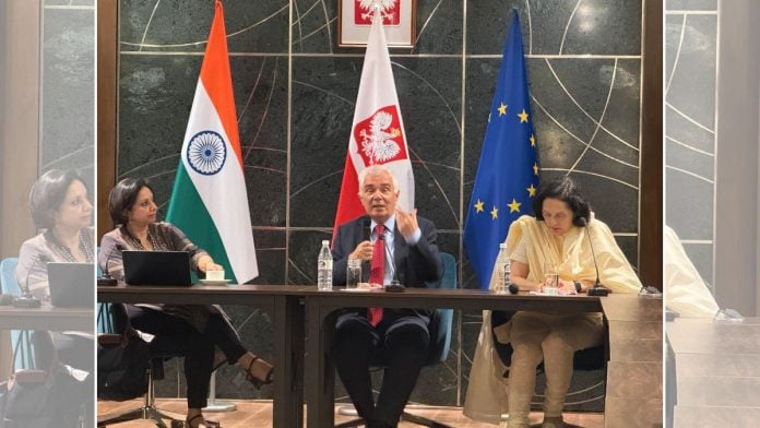 Piotr Antoni Świtalski, the Ambassador of Poland to India (centre) | By special arrangement