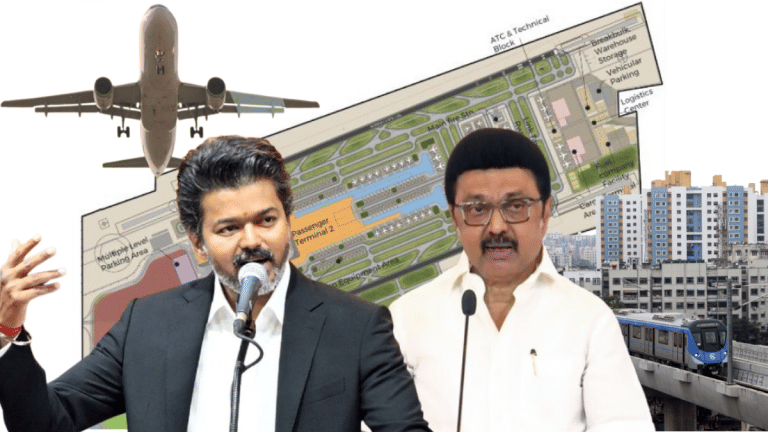 The DMK-era infra projects halted/scrapped by Vijay govt. 2nd airport for Chennai to elevated corridor