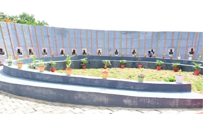 File photo: The Jheeram Ghati Shahid Memorial in Jagdalpur, inaugurated in 2022 | X: