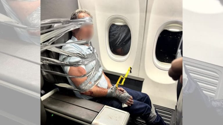 US man duct-taped to seat during flight sacked by firm over racial slur, violent behaviour