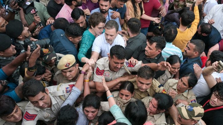 SIR protest: Additional FIRs against Rahul & Priyanka Gandhi for alleged assault on police