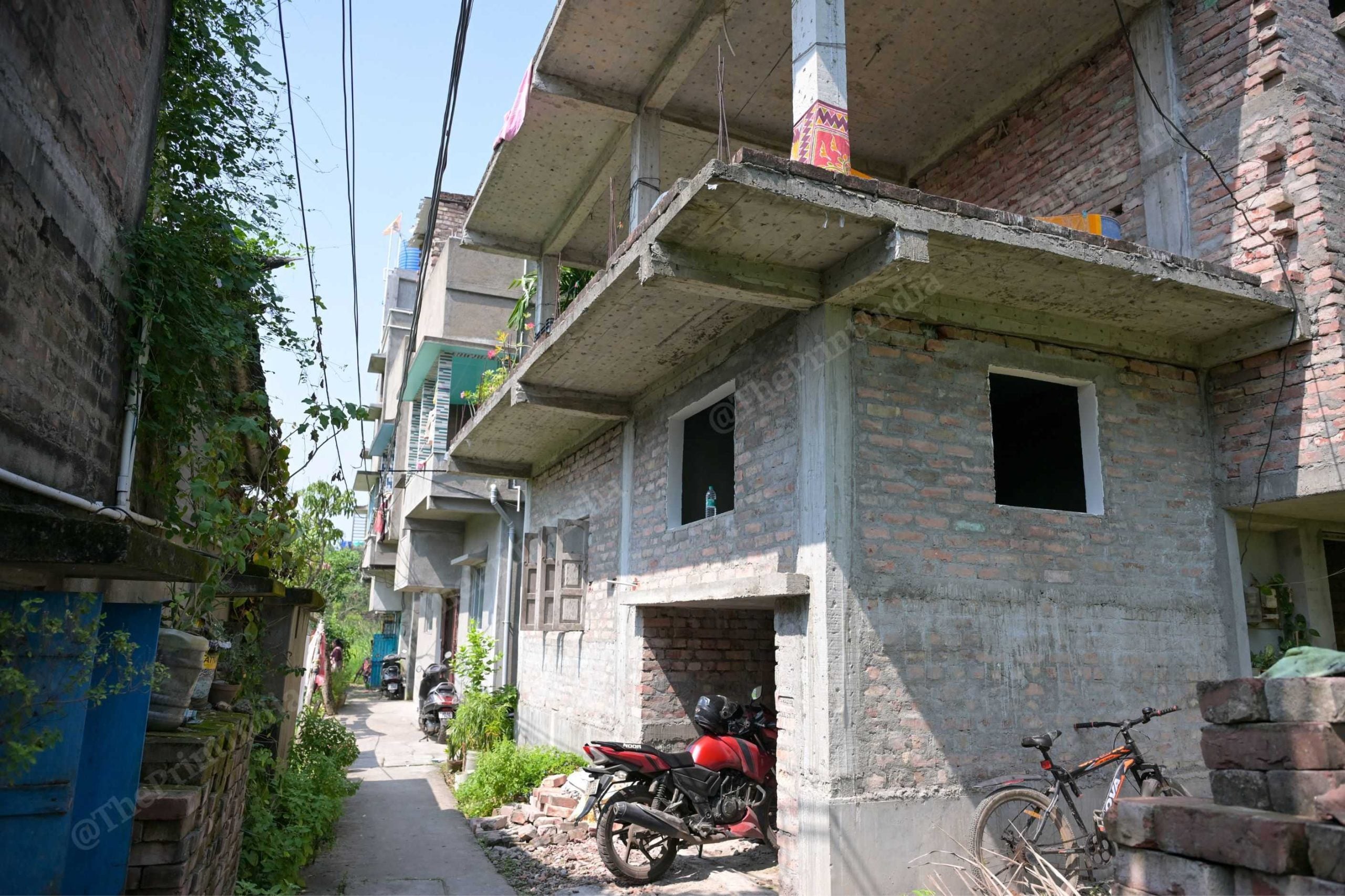 The house of Tania Biswas in Kolkata’s Natun Pally | Suraj Singh Bisht/ThePrint