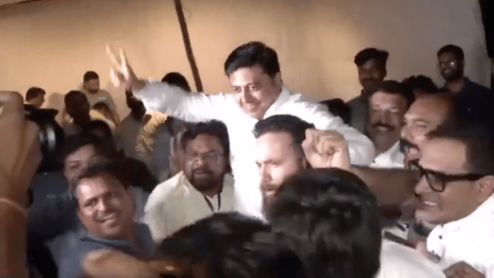 Abhijeet Wanjari defeated BJP’s Sudhakar Kohale in Nagpur, a bastion of the saffron party. | X/@ANI