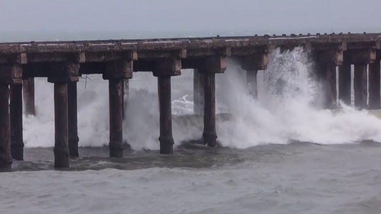 Landfall expected to conclude by afternoon as Cyclone Arnab continues along coast