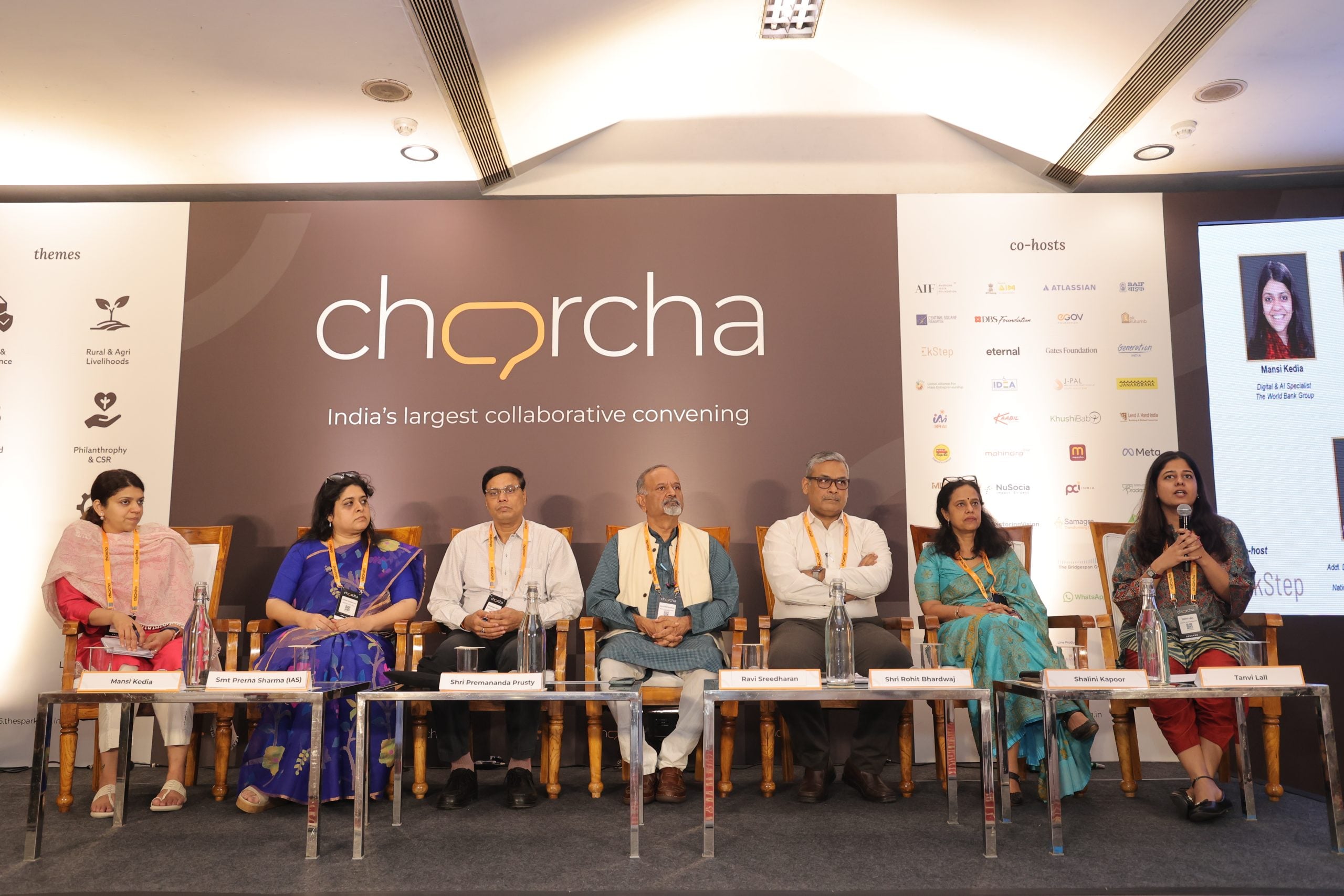 Making public data usable: leaders from government with EkStep Foundation at charcha 2026