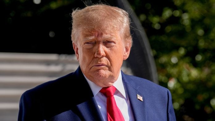 US President Donald Trump Photographer: Yuri Gripas/Abaca | Bloomberg