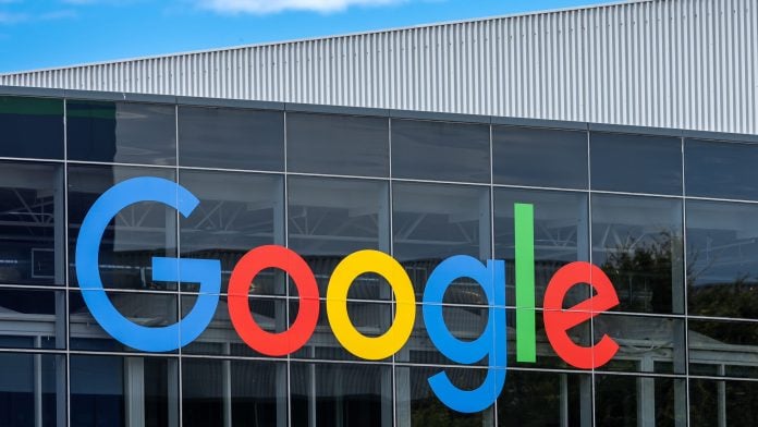 Signage at the Google headquarters in Mountain View, California | Photographer: David Paul Morris/Bloomberg