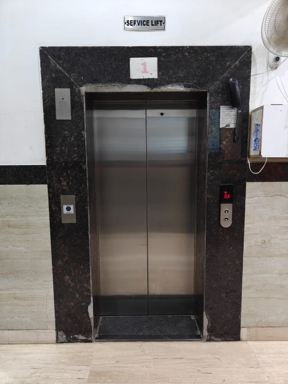 A Noida society service lift, which faces maintenance issues frequently, is used by domestic workers | Special arrangement