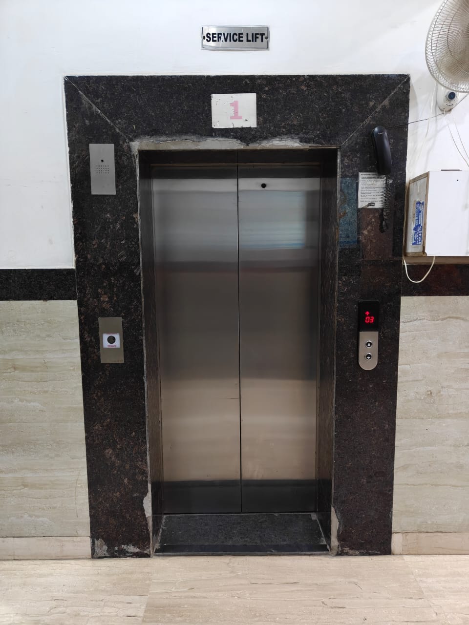 A Noida society service lift, which faces maintenance issues frequently, is used by domestic workers | Special arrangement