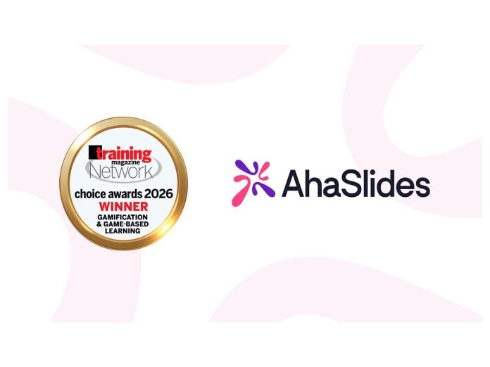 AhaSlides wins 2026 Training Magazine Network Choice Award for Gamification & Game-Based Learning