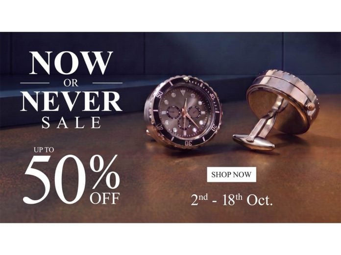 Tivaaro.com’s Now or Never Sale brings premium Cufflinks within your budget, with up to 50% off