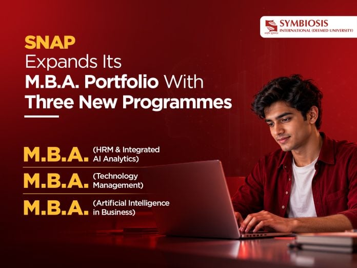Symbiosis Expands MBA Portfolio with Three New Programmes Under SNAP 2026