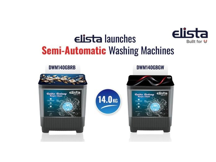 Elista Unveils Special Diwali Launch with New 14 kg Semi-Automatic Washing Machines