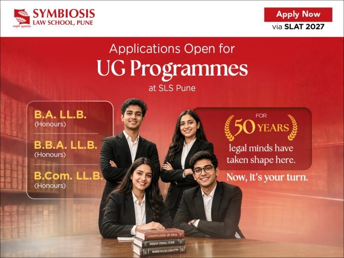 SLS Pune Invites Applications for B.A. LL.B., B.B.A. LL.B. and B.Com. LL.B. via SLAT