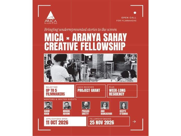 MICA and Aranya Sahay Launch Fellowship to Support Filmmakers from Marginalised Communities