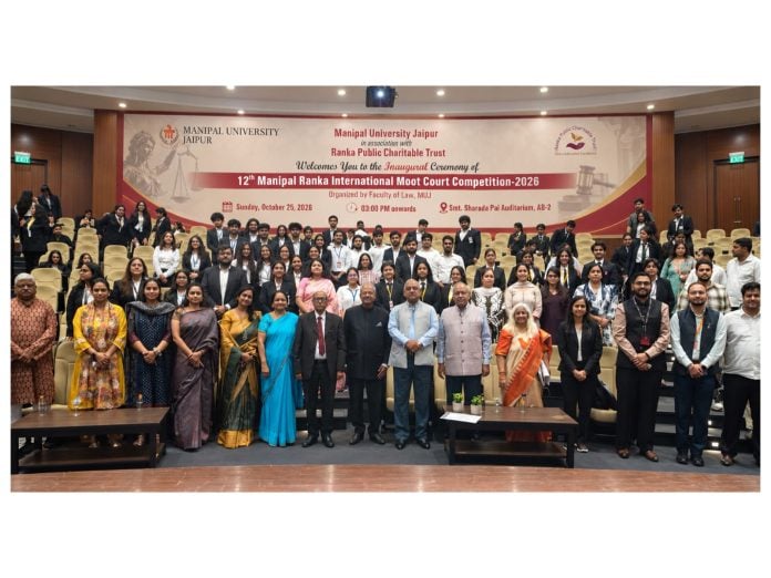 Manipal University Jaipur Hosts 12th Manipal Ranka International Moot Court Competition