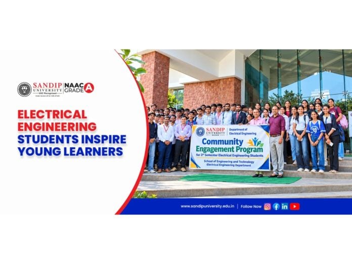 Bridging Science and Society: Sandip University Electrical Engineering Students Inspire Young Learners