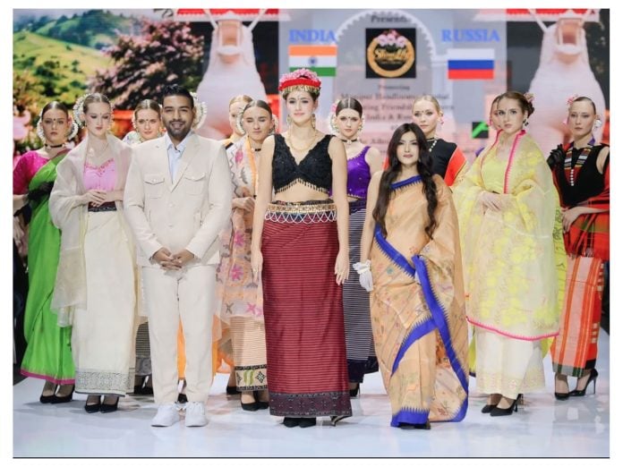 Manipur’s Handlooms and Shiroi Lily Make History on Russia’s International Runway during International Reinvent Northeast season 9