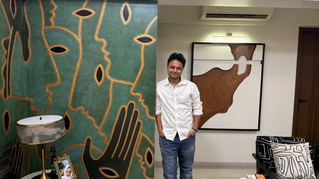 Aakash Kaushik at his Lokhandwala home in Mumbai. Tarini Unnikrishnan | ThePrint