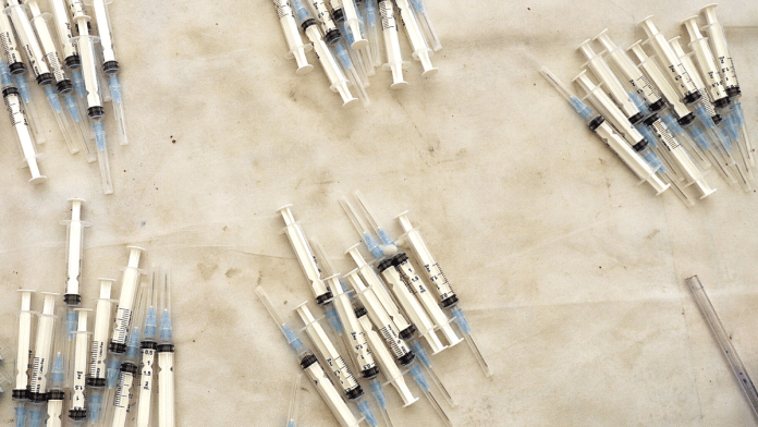 Representational image. | The jawan alleged he saw people openly taking drugs in a hospital washroom, with syringes lying around. | ANI