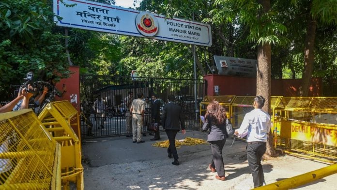 CJP legal team arrives at Mandir Marg police station for bail hearing of co-convenors Saurav Das and Ashutosh Ranka, in New Delhi, on 19 October 2026 | ANI