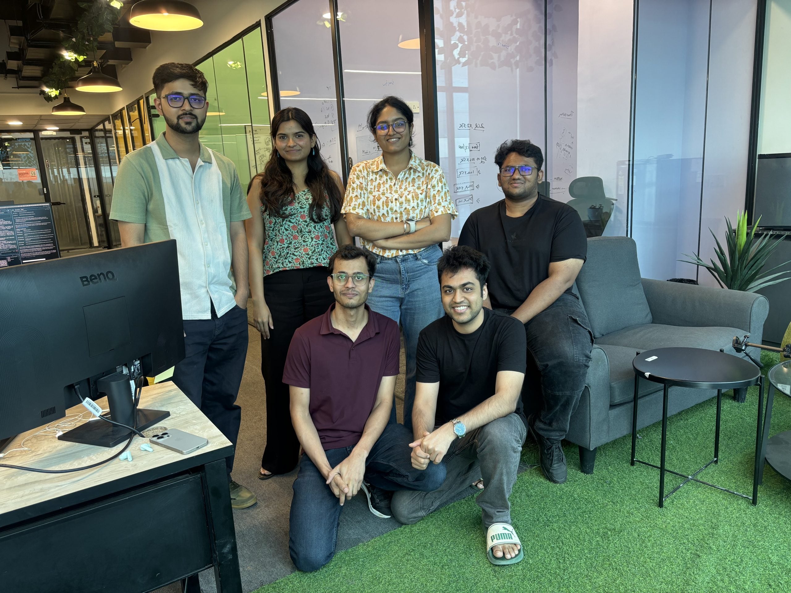 The six member team building wavelength in a shared Bengaluru office | Vitasta Kaul, ThePrint