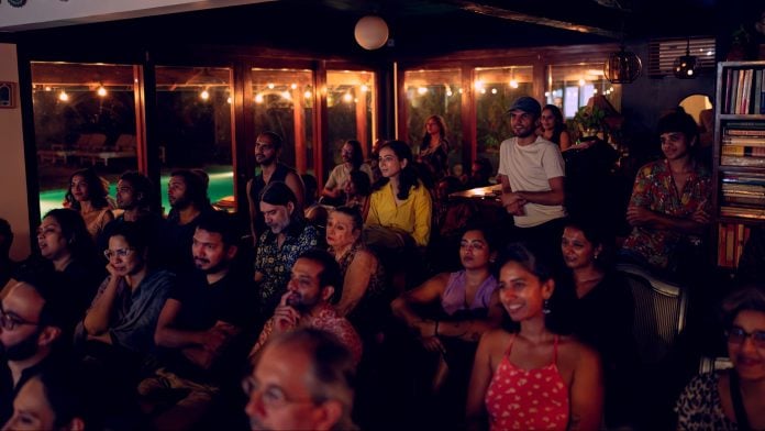 At the ‘Into-Me-See’ event organised by Creative Sangha, a collective of writers and performers, in Goa | Photo: By special arrangement